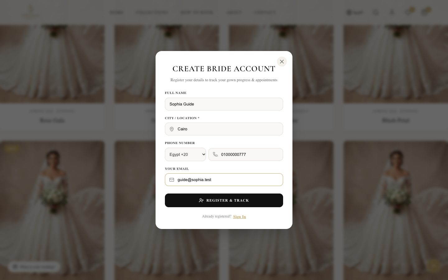 STEP 5: Create Your Account or Sign In